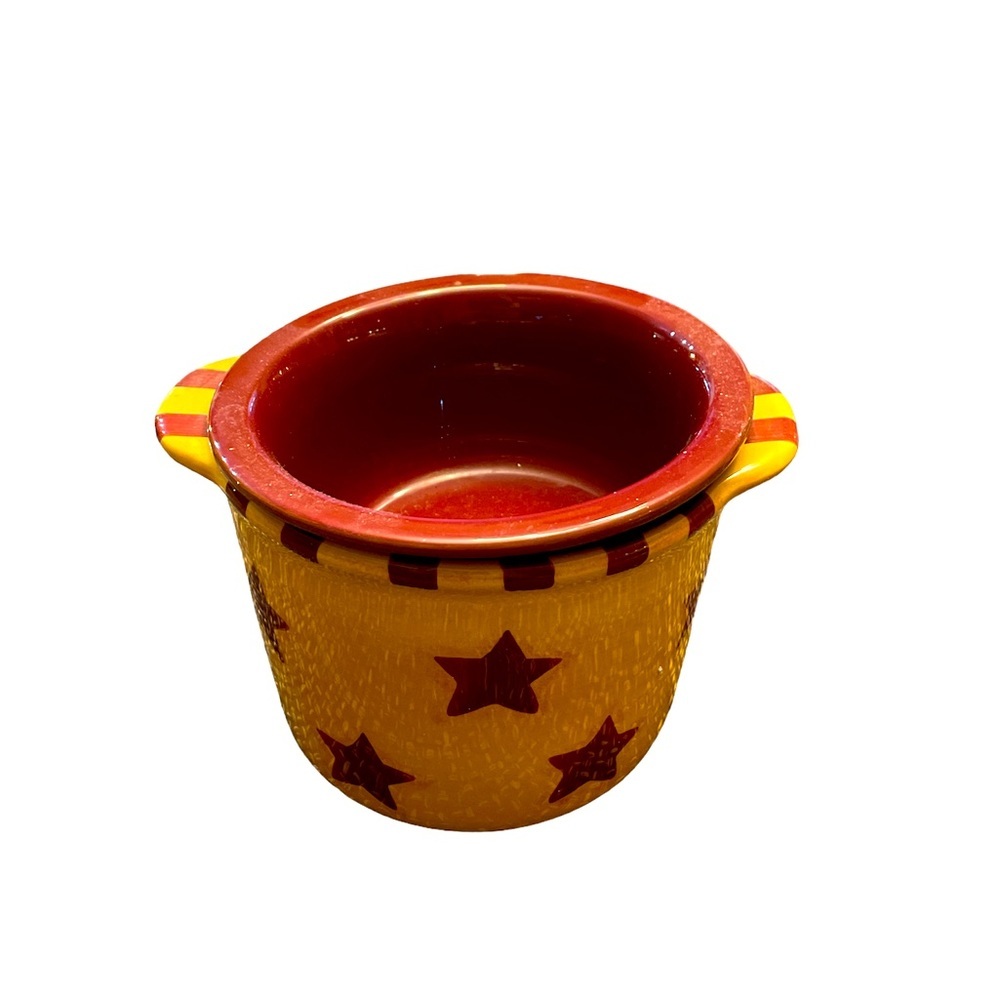 Lang Redware dish